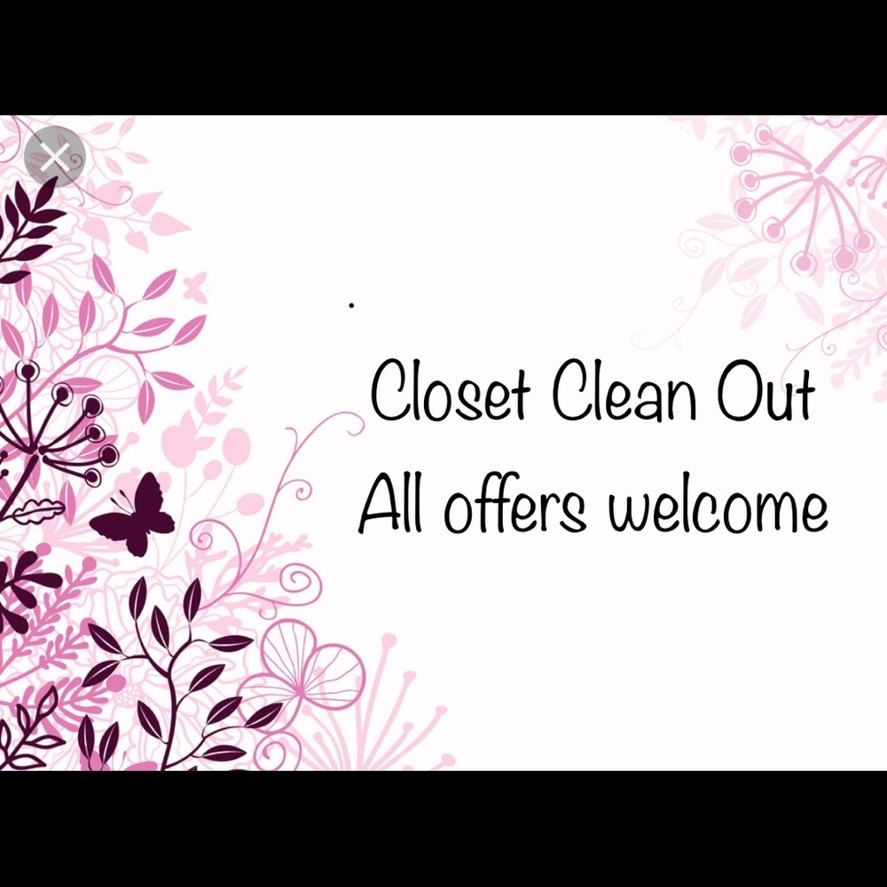 Closet CleanOut Sale! All offers welcome!